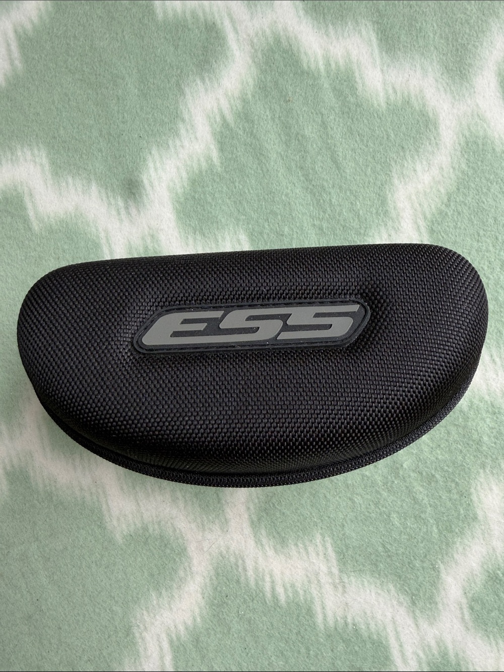ESS Black Hard Shell Zippered Sunglasses Case with Belt Loops